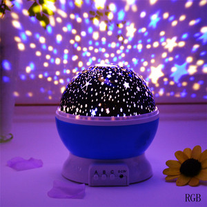 Custom Design Home Decoration Small <strong>Color</strong> <strong>Changing</strong> Romantic Night Light <strong>Lamp</strong> LED 360 Degree Automatic Rotating Star Master - Product Image 6