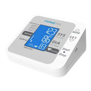Transtek Fabrieksleveranciers Oem Automatisch Lcd-Display Smart Sphygmomanometer Bovenarm Type Automatische Bloeddrukmeter
