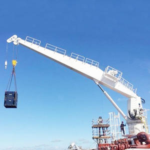 30톤 선박 요트 해양 크레인 유압 보트 스티프 데크 유압 해양 크레인 판매 - Product Image 2