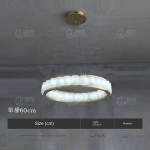 Marbre Tout Cuivre LED Lustre Nouveau Style Chinois De Luxe <span class=keywords><strong>Salon</strong></span> Chambre <span class=keywords><strong>Lampe</strong></span> Moderne Creative Designer Villa Restaurant Bar - Product Image 6