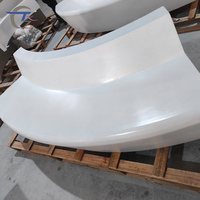 Bancs en béton sur mesure selon votre design, pour aménagement paysager, parcs et projets d'architecture paysagère