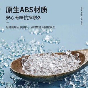 เครื่องชั่งน้ำหนักเด็กทรงรีสีขาวแบบดิจิตอลสำหรับทารกแรกเกิดและเด็กเล็กพร้อมพื้นผิวกันลื่น ใช้พลังงานจากแบตเตอรี่ AAA - Product Image 2