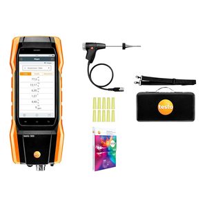 Analyseur de Combustion Testo 300, Kit HVAC, Outil de Test de Pression Différentielle des Gaz de Combustion et d'Ambiance - Product Image 1
