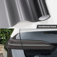 Película de Vinilo Camaleón para Faros Delanteros y Traseros de Automóviles de Lujo, Color Negro Mate Púrpura, 15*0.3M, con Garantía de 2 Años