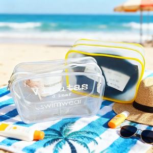 Nuovi prodotti caldi EVA makeup bag satinato sacchetti di <span class=keywords><strong>plastica</strong></span> trasparente pvc sacchetti cosmetici - Product Image 4