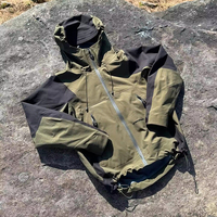 Veste Softshell à Capuche Personnalisée OEM YSJY, Coupe-Vent, Imperméable, Légère, Zippée, Veste Casual pour Hommes