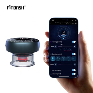 Fitdash الكؤوس فراغ ذكي moxa الكهربائية التنفس التدفئة الحجامة أداة ميريديان فتح التدليك - Product Image 1