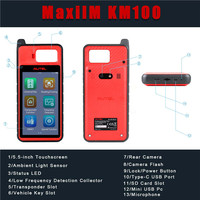 Powerful Function Autel MaxiIM KM100E KM100 E Auto Key Programmer Immobilizer Universal Keys Programming Tool PK IM508