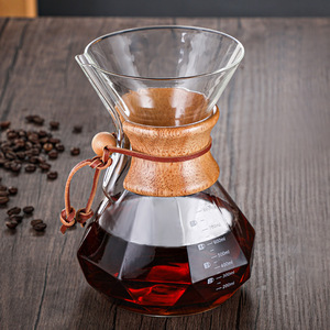 Offre Spéciale cafetières infusées à la main cafetière à brassage manuel <span class=keywords><strong>carafe</strong></span> à café en verre transparent avec filtre goutte à goutte en acier inoxydable - Product Image 2