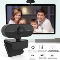 Cámara Web USB HD 1080P de Bajo Precio con Micrófono Integrado, Plug & Play para Laptop/Escritorio, Videollamadas y Conferencias en Stock