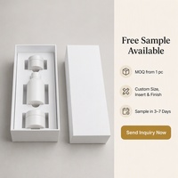 Boîte cadeau rigide personnalisée pour ensemble cosmétique, avec couvercle et base amovibles en deux parties, avec insert personnalisé, vente en gros directe d'usine