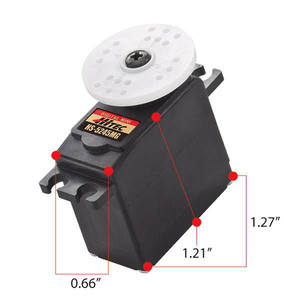 Servo miniature à engrenages métalliques Hitec HS-5245MG 32g 5,5kg.cm Moule privé pour pièces de loisirs radiocommandées - Product Image 4