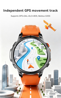 Montre connectée intelligente OEM 2026 AI Explorer Pro SW01 avec écran de 1,7 pouce, assistant vocal IA, GPS, étanche, pour le sport et le fitness