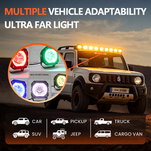 Mới zhenxin bán buôn tùy chỉnh RGB <span class=keywords><strong>LED</strong></span> Pods lái Xe Sương Mù Ánh Sáng 32/48 inch có thể liên kết Spotlight 24V UTV ATV 6500 lumens 480W - Product Image 6