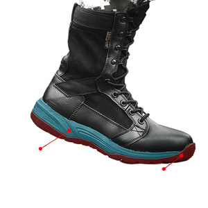 Botas Tácticas de Combate Flying Fish, de Malla, Caña Alta, Transpirables y Ligeras para Hombres, Entrenamiento de Fuerzas Especiales - Product Image 3