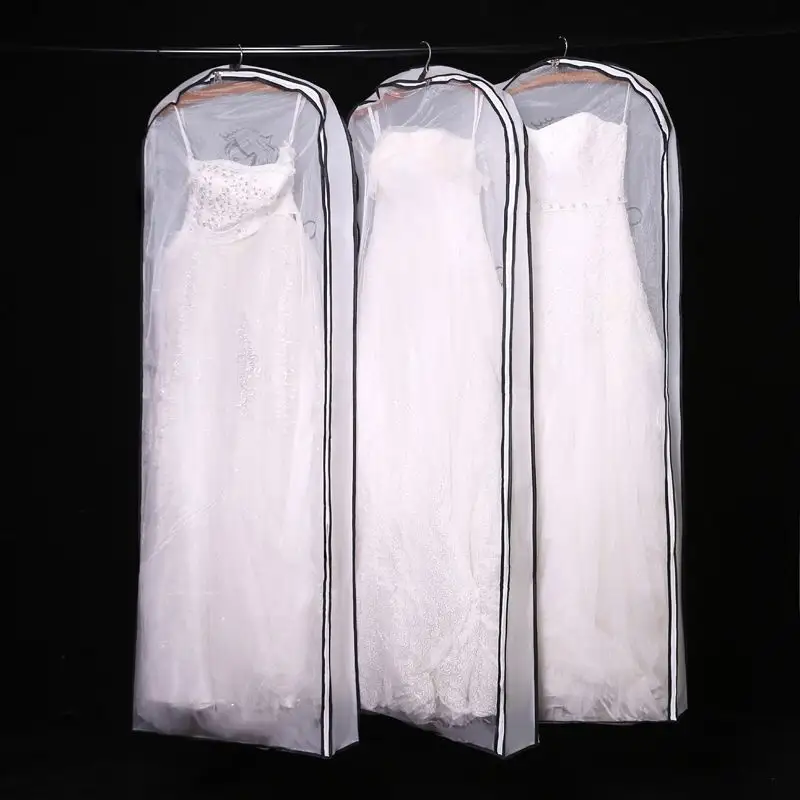 Sacs burck transparents pour vêtements de mariage, 10 pièces, nouvelle collection