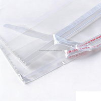 Sacs rétractables en plastique transparent directement de l'usine, emballage plat OPP pour la manipulation des bougies, recyclables