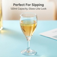 Verres à cocktail jetables en plastique transparent avec logo personnalisé, flûtes à vin, flûtes à champagne réutilisables pour les fêtes, les mariages
