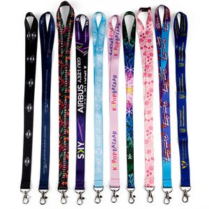 Wholesale Colorful Custom Adjustable Size Hanging Neck Strap Promotional Nylon <b>Polyester</b> <b>Lanyard</b> with logo Custom - Product Image 2