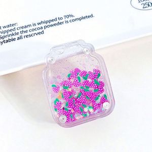 No MOQ <b>Custom</b> Shaker Acrylic <b>Keychain</b> Anime Quicksand Charms Boba Liquid <b>Keychain</b> UV Printed Zinc Alloy <b>Keychain</b> - Product Image 2