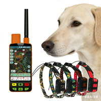 Traceur GPS pour chiens ESEEK Enterprise : Suivi VHF 15 km + Couverture Urbaine 4G, Géorepérage Multi-Chiens (1 Émetteur Portable et 8 Colliers)