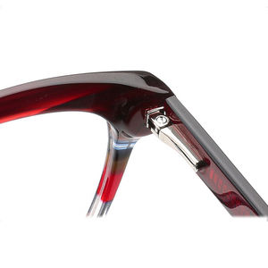 OBM Retro Rayas Patrón Acetato Marco Unisex Rectángulo Acetato Marco Gafas Premium Lujo-Grado Acetato Marco Logotipo Personalizado - Product Image 4