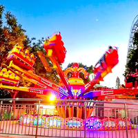 24 36 sièges Fun Fair Theme Park Attraction Fairground Jumping Machine Bounce Jump and Smile Ride Amusement Rides