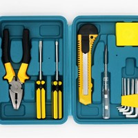 Ensemble de 12 outils de bricolage compacts : couteau utilitaire, pinces et kit domestique