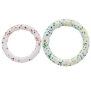 Produttore all'ingrosso Logo personalizzato rimorchiatore di guerra interattivo di media <span class=keywords><strong>razza</strong></span> cani ETPU anello per cani da compagnia giocattoli tirare anello disco volante - Product Image 1