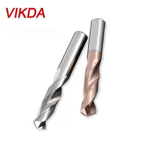 Metal drilling alloy drilling tool Tungsten Solid Carbide 5D Twist Inner Hole Drill Bit With Coolant Hole