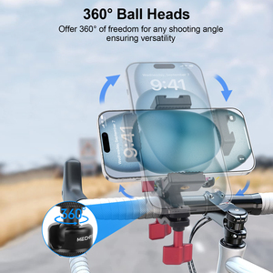 Mechrig 360 °   Support de guidon rotatif, compatibilité universelle pour les téléphones et <span class=keywords><strong>plus</strong></span> encore - Product Image 3