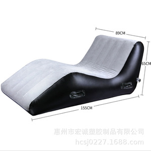 <b>Inflatable</b> Air <b>Sofa</b> Black Modern Romantic Adult Use Shenzhen Made - Product Image 3