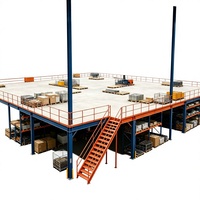 HONGXIN Étagère de mezzanine robuste personnalisable multicouche sans boulons réglable en acier laminé à froid avec revêtement en poudre anti-corrosion