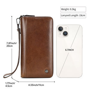 MARRANT borsa da <span class=keywords><strong>uomo</strong></span> in pelle <span class=keywords><strong>pochette</strong></span> per cellulare di grande capacità borsa per soldi in pelle per portafoglio da <span class=keywords><strong>uomo</strong></span> in vera pelle - Product Image 6