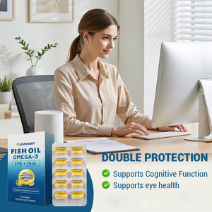 Gélules d'huile de poisson Ausreson Oméga-3 : Complément Halal <span class=keywords><strong>Bio</strong></span> pour la Santé Immunitaire et Cutanée (<span class=keywords><strong>EPA</strong></span> <span class=keywords><strong>DHA</strong></span>) - Product Image 2