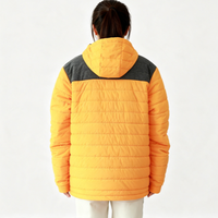 Veste d'escalade imperméable et respirante pour homme, avec fermeture éclair, motif uni, à capuche, pour l'alpinisme en haute altitude, OEM