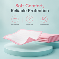 Feuilles absorbantes jetables pour animaux de compagnie, exportées directement d'usine, avec couche absorbante haute capacité et barrière anti-humidité, pour usage domestique et en clinique vétérinaire