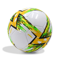 Ballon de football de taille officielle 5, léger, cousu à la machine, en PVC durable, professionnel, pour l'entraînement des jeunes, les sports d'équipe, les compétitions