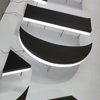 Lettres en métal rétroéclairées YIJIAO, lettres en relief 3D en aluminium pour la publicité