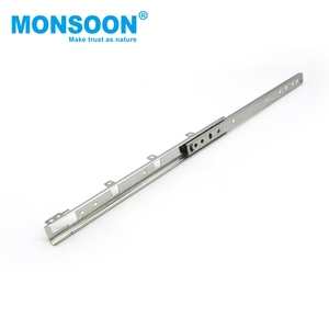 <span class=keywords><strong>Meuble</strong></span> <span class=keywords><strong>de</strong></span> <span class=keywords><strong>cuisine</strong></span> personnalisé glissière télescopique à deux sections 27 mm <span class=keywords><strong>de</strong></span> largeur <span class=keywords><strong>rail</strong></span> <span class=keywords><strong>de</strong></span> tiroir suspendu en acier zingué <span class=keywords><strong>pour</strong></span> la salle à manger - Product Image 3