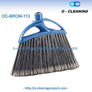 Tête de balai coudée en plastique pour le nettoyage en O, balai de sol à poils souples, brosse à récurer pour le nettoyage des sols à fil américain - Product Image 4