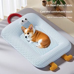 Tapis rafraîchissant d'été pour animaux de compagnie, coussin lavable en soie glacée pour chiens et chats - Product Image 2