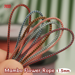 LONGJIE Mambo Flower Rope 1.5mm, Pulsera de Tejido Textil Hecha a Mano, Joyería, Accesorios de Oro, Venta Directa de Fábrica - Product Image 2