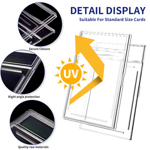 Phân loại chủ thẻ thẻ, thẻ bảo vệ với vị trí nhãn cho thẻ kinh doanh, sàn bóng chày phù hợp cho mtg <span class=keywords><strong>TCG</strong></span>, thẻ trò chơi thể thao - Product Image 3