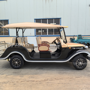 Voiture électrique vintage personnalisable pour le tourisme, 6 places, alimentée par batterie, idéale pour les réceptions d'hôtel et les excursions - Product Image 6