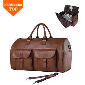 In Stock 2 In 1 Trip Travel Suit Bag Suitcase Suit Travel Duffel Bags Convertible Garment Bag