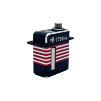 Servomoteur numérique MJ-7758HV 8.4V 7.7kg-cm, moteur sans balais haute tension, engrenage en acier inoxydable, pour avion, hélicoptère, voiture, bateau RC