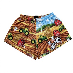 Short de rugby de football unisexe de haute qualité conception d'impression numérique personnalisée zips bicolores poches respirantes 100% polyester séchage rapide - Product Image 1