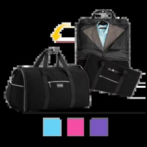 Bolsa de almacenamiento plegable gratuita para ropa y prendas de vestir. Bolsas de viaje grandes para trajes hechas de poliéster PU impermeable. - Product Image 5
