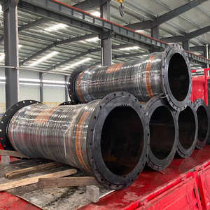 <span class=keywords><strong>Tuyau</strong></span> de dragage flexible à grande <span class=keywords><strong>diamètre</strong></span> (8, 10, 12 pouces) avec bride en caoutchouc - Product Image 3